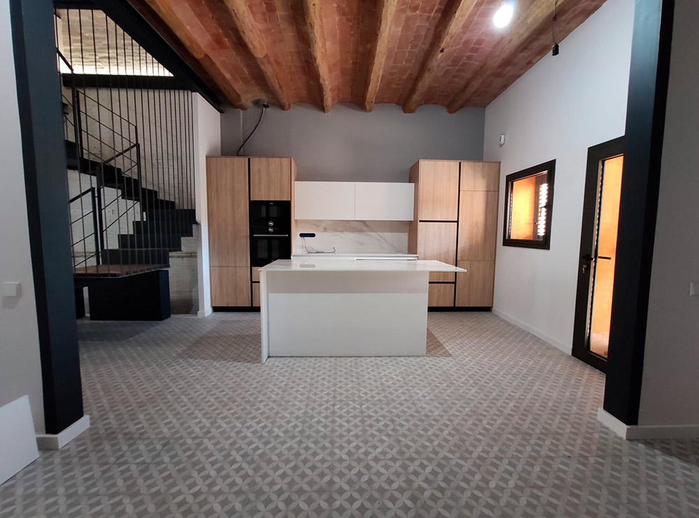 Muebles de cocina de madera a medida