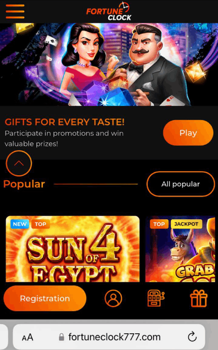 Experience the Thrills Casino Fortune Clock Experience the Thrills Casino Fortune Clock
