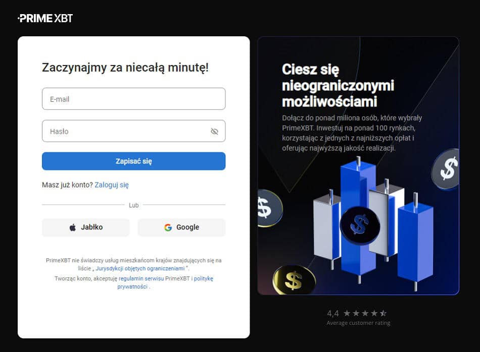 Odkryj świat inwestycji z PrimeXBT Odkryj świat inwestycji z PrimeXBT